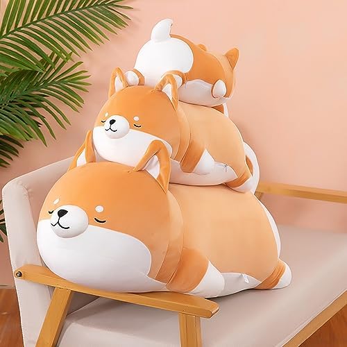 Chubby Plush Shiba Inu Pillow Toy for Kids and Girls