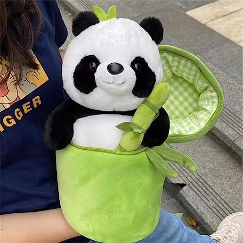 Shapeazy Bamboo Tube Panda Plush Toy 98in 1