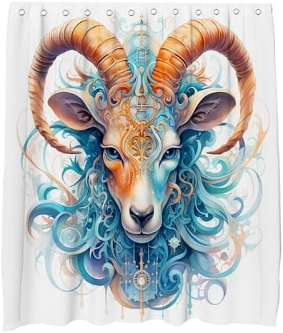 Vibrant Animal Shower Curtain
