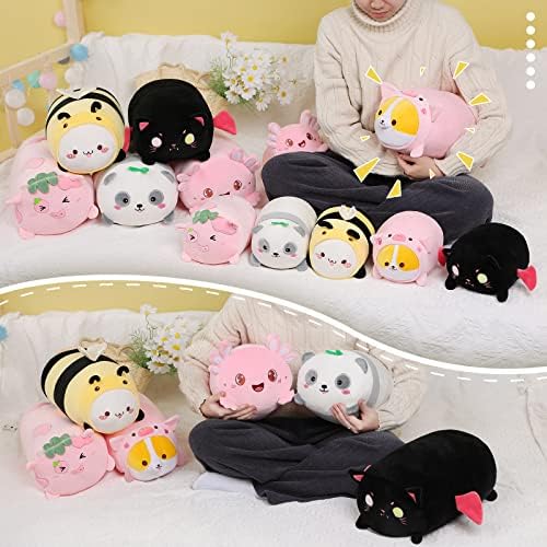 AIXINI Cute Cat Plush Pillow