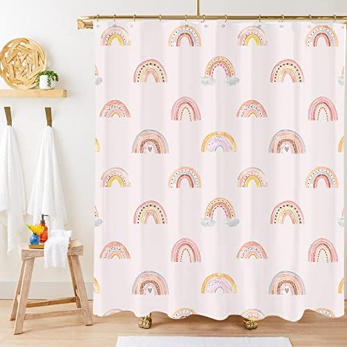 Miyotaa Rainbow shower curtain set