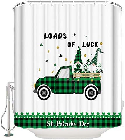 Waterproof shower curtain St Patricks Day Design Machine Washable stylish