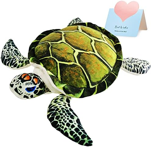 Adorable Realistic Stuffed Turtle for Kids