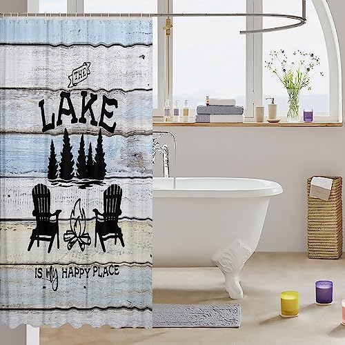 Lake House Bath Set - 12 Piece 72x72