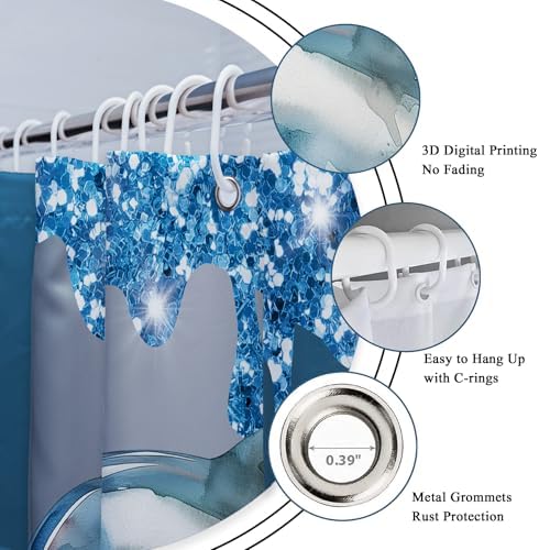 Riyidecor Dolphin Beach Decor Set for Your Bathroom