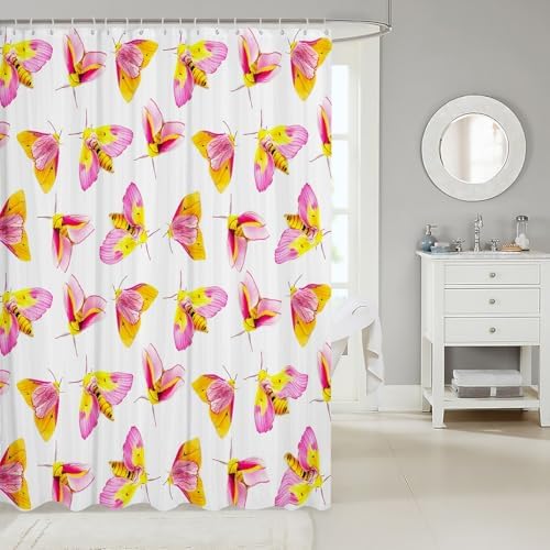 Colorful Bohemian shower curtain for kids