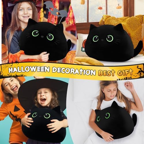Giant Black Cat Plush Toy 19