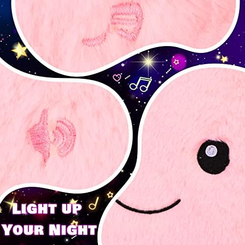 Cuteoy 13 Pink Star Plush Pillow - LED Night Light Music