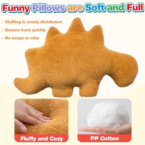 Stegosaurus Dino Nuggets Pillow