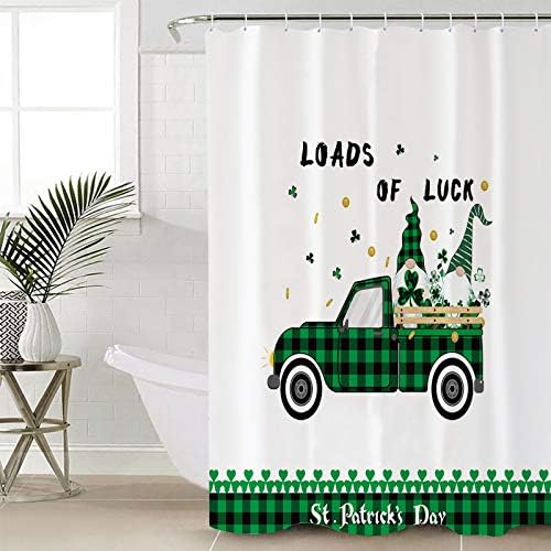 Waterproof shower curtain St Patricks Day Design Machine Washable stylish