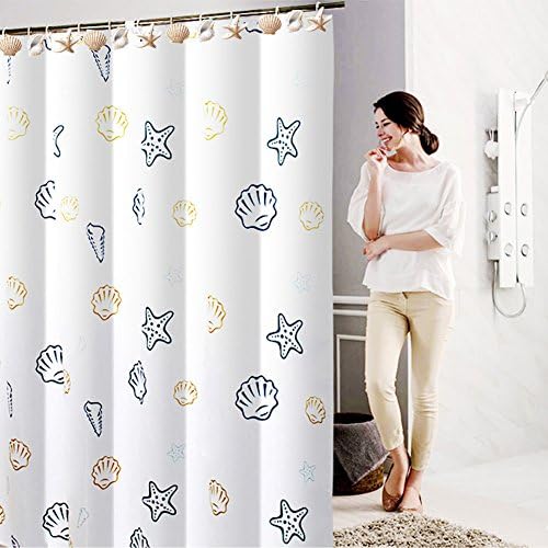 YUKUNTANG Seashell Shower Curtain Hooks