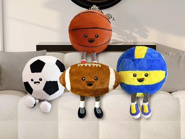 Fun Volleyball Plush Pillow