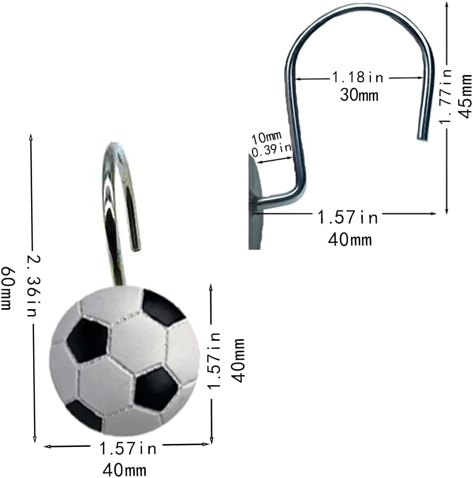 Stylish Soccer Ball Hanging Set