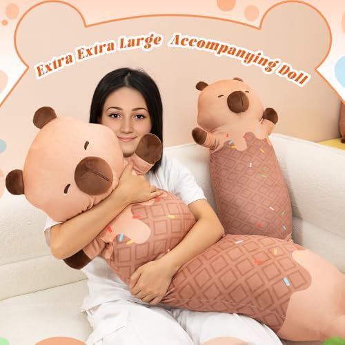 MINISO Long Capybara Plush Pillow
