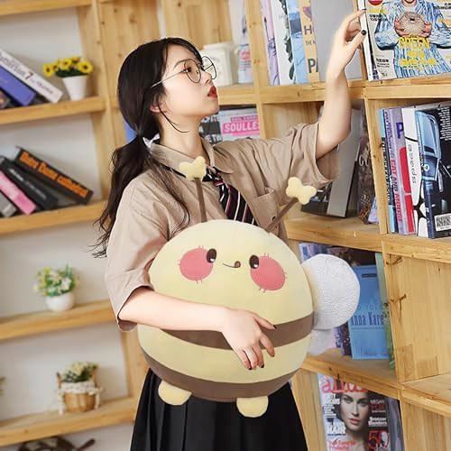 Adorable 16-inch Bee Plush Pillow Soft and Warm for Kids