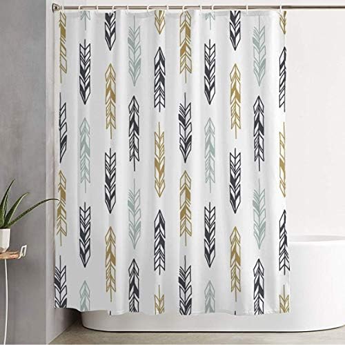 Starobos Geometric Tribal Shower Curtain