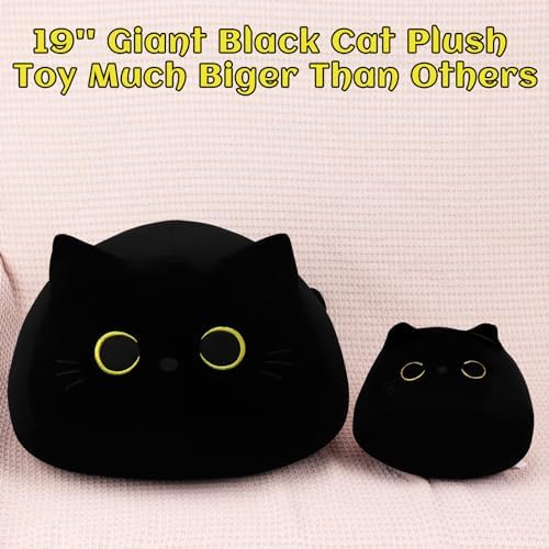 Auspicious Beginning - Gigantic Black Cat Plushie Kawaii Plush Family