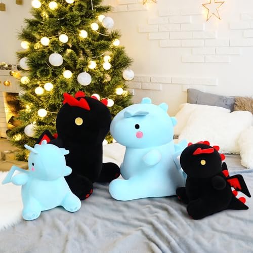 MIAOHAHA Funny Dinosaur Plush Pillow for Kids
