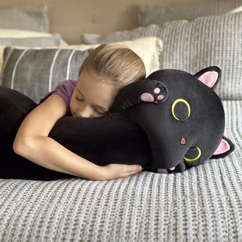 Big Cat Pillow Long Plush Body