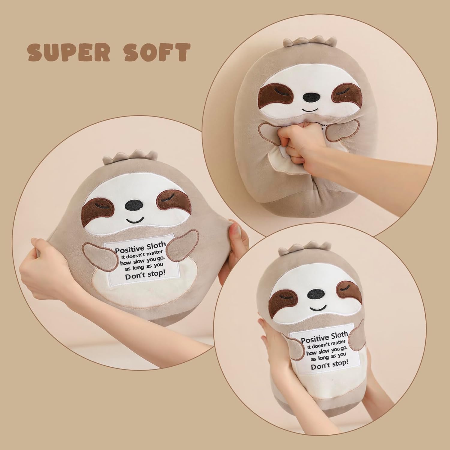 Sloth Plush Toy for Emotional Support and Comfort