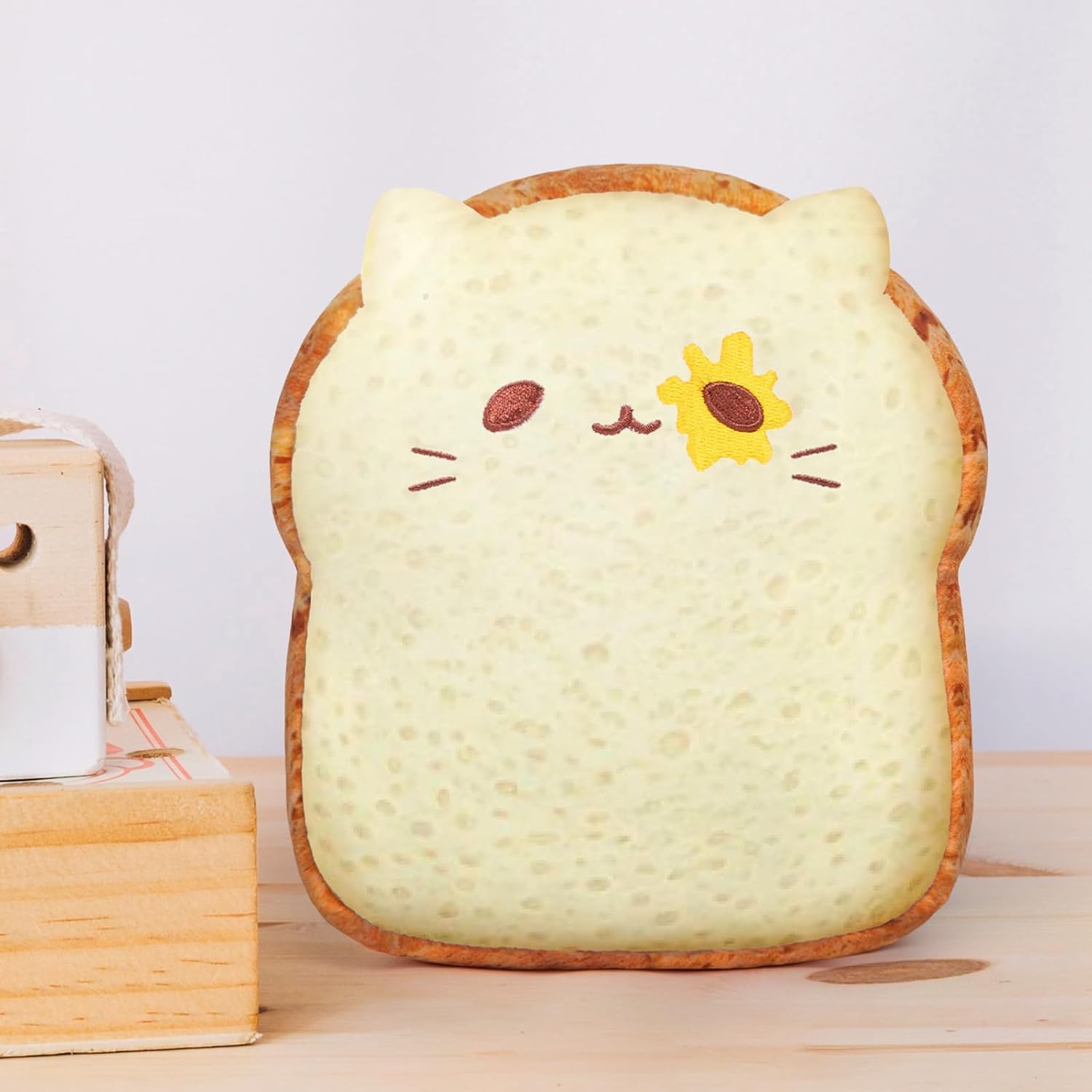 Caaaat Toast Bread Pillow