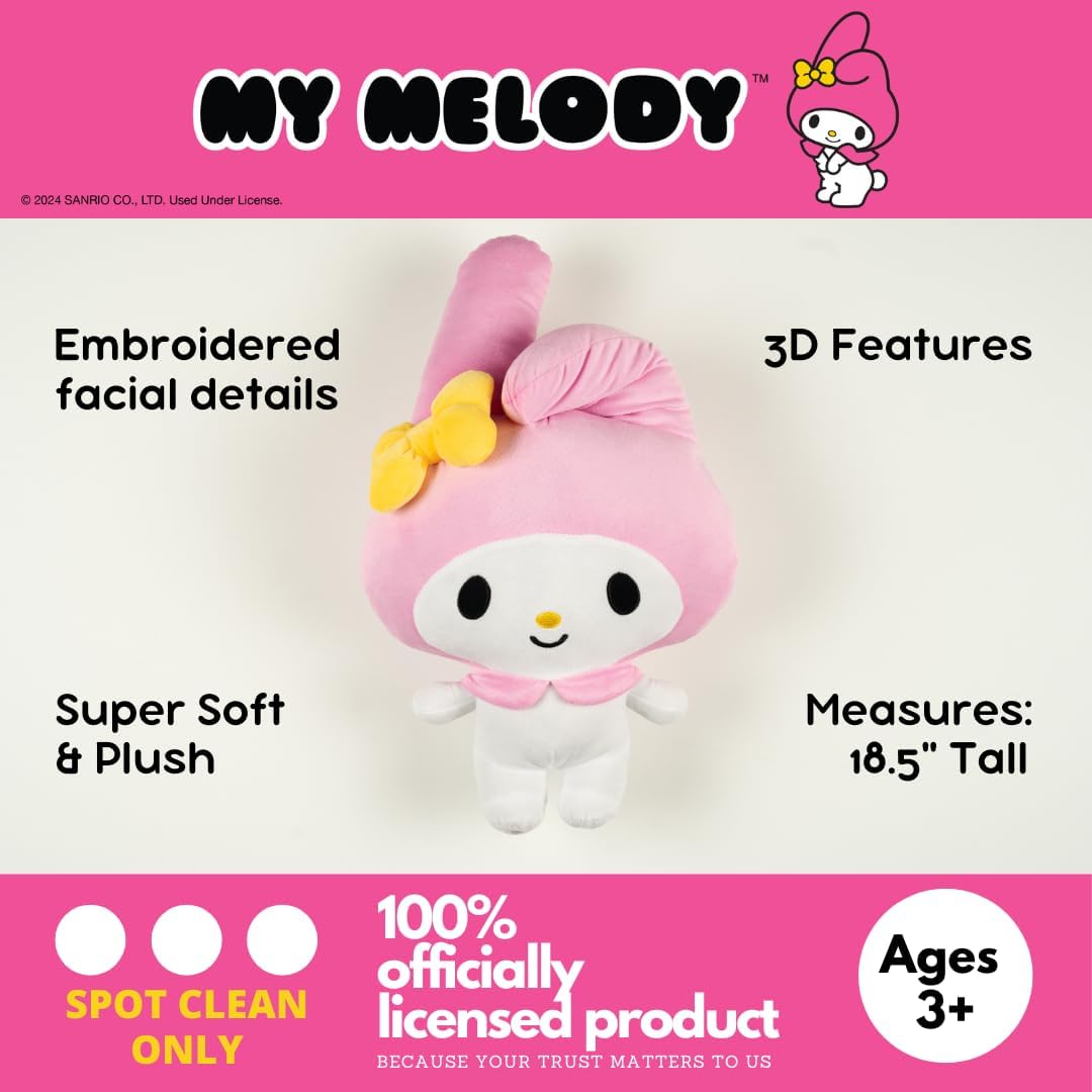 My Melody Plush Cuddle Pillow for My Hero Academia Fans