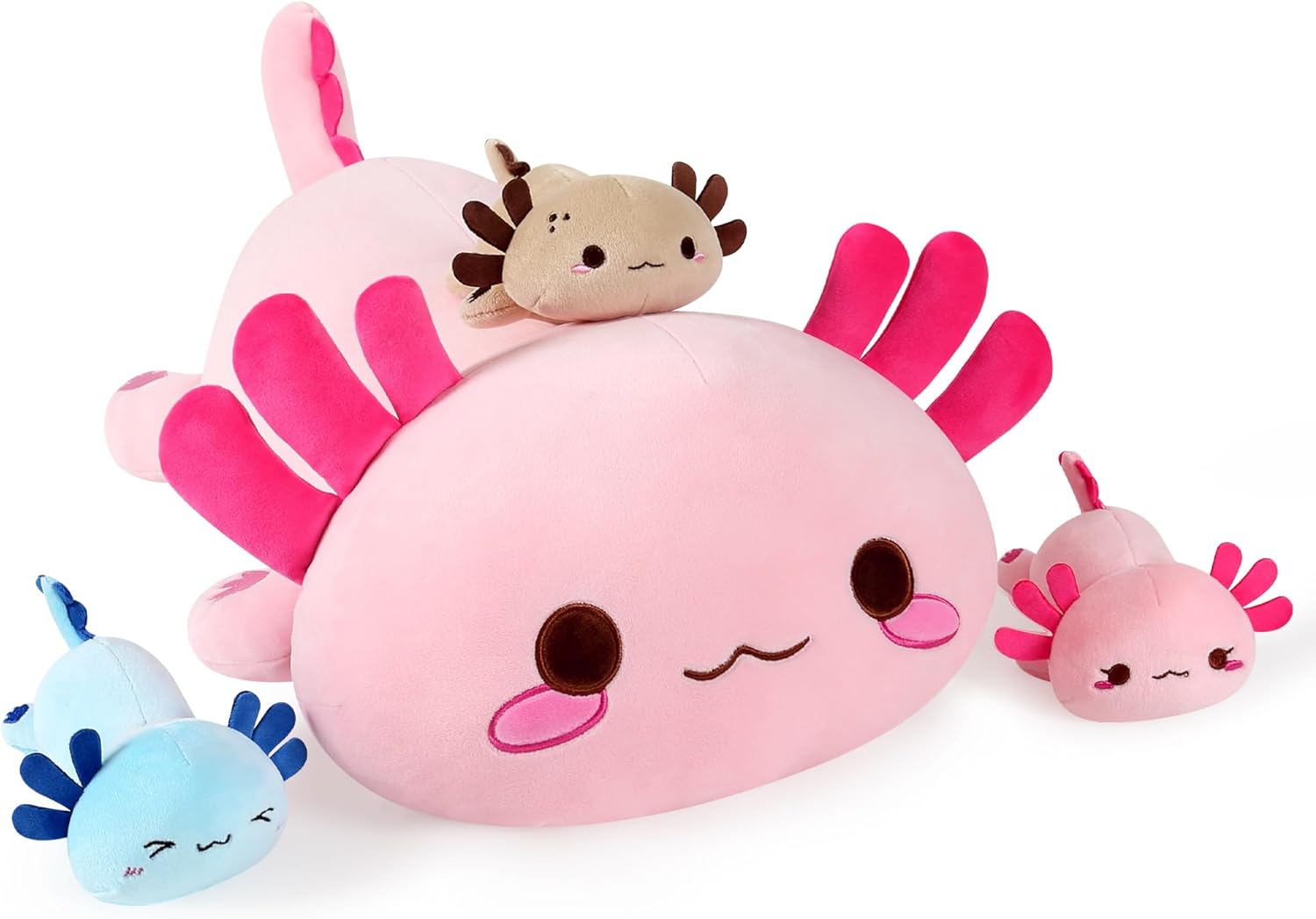 Onsoyours Axolotl Family Plush Pillow