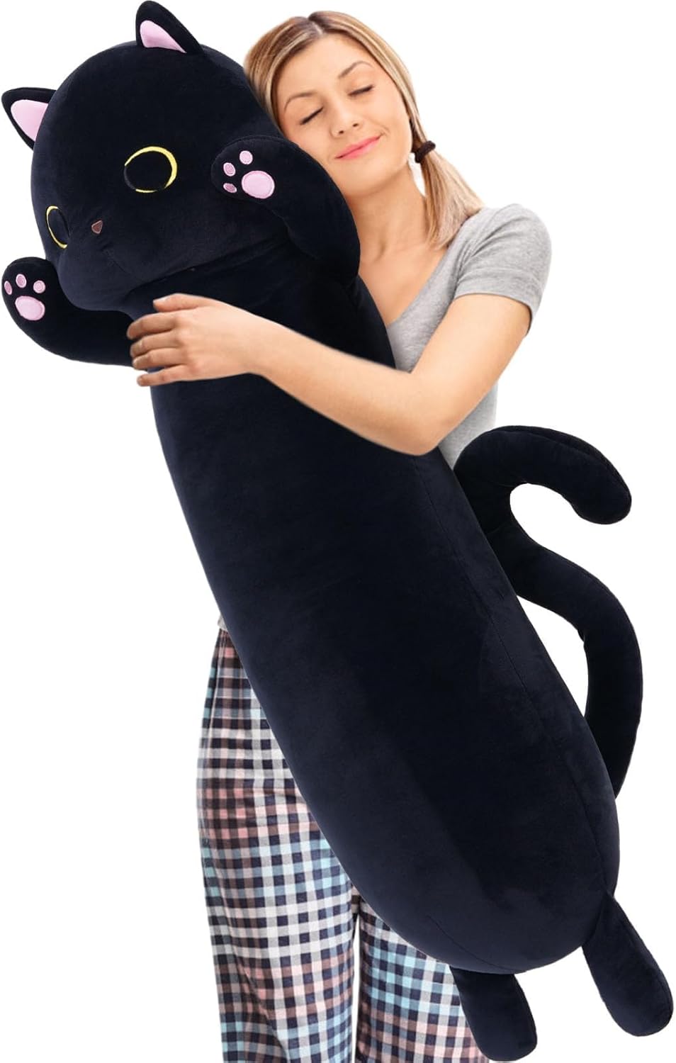 Big Cat Pillow Long Plush Body