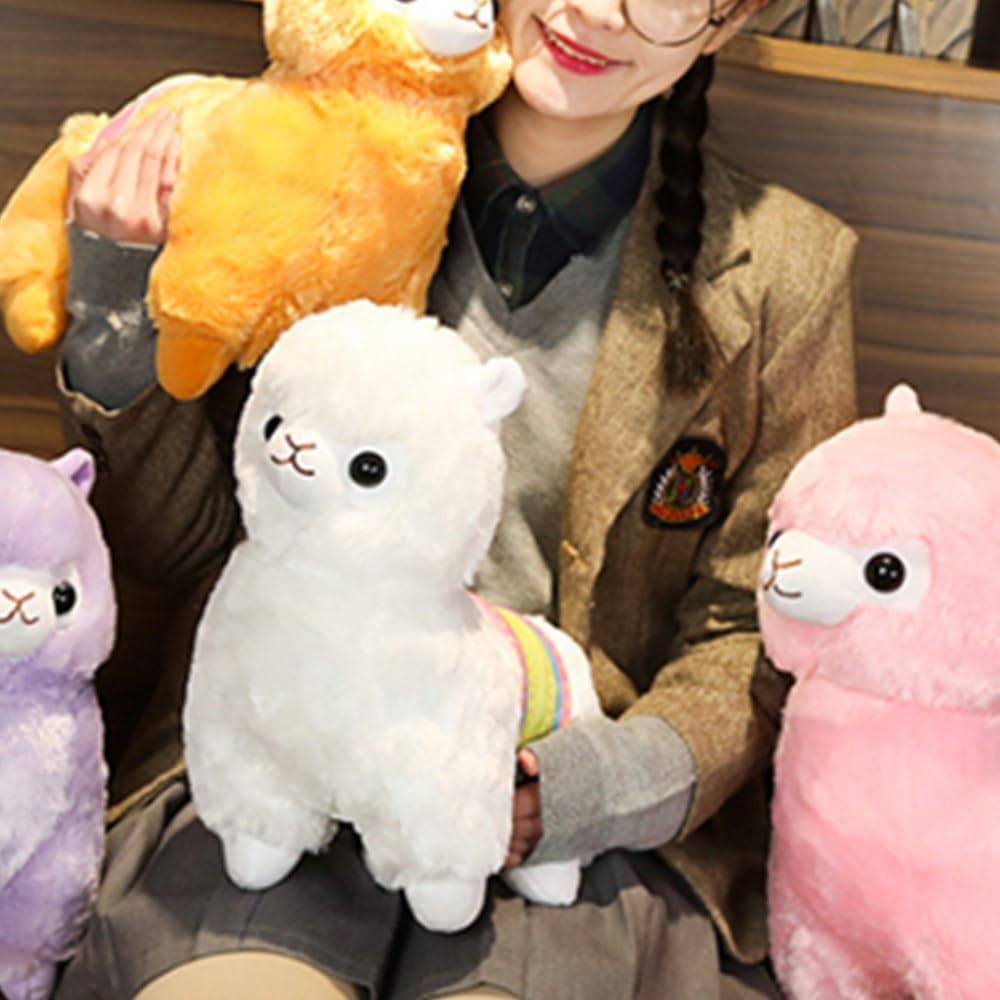Stuffed Animal Plushie Alpaca Cartoon Design Soft Eco-Friendly Perfect Gift