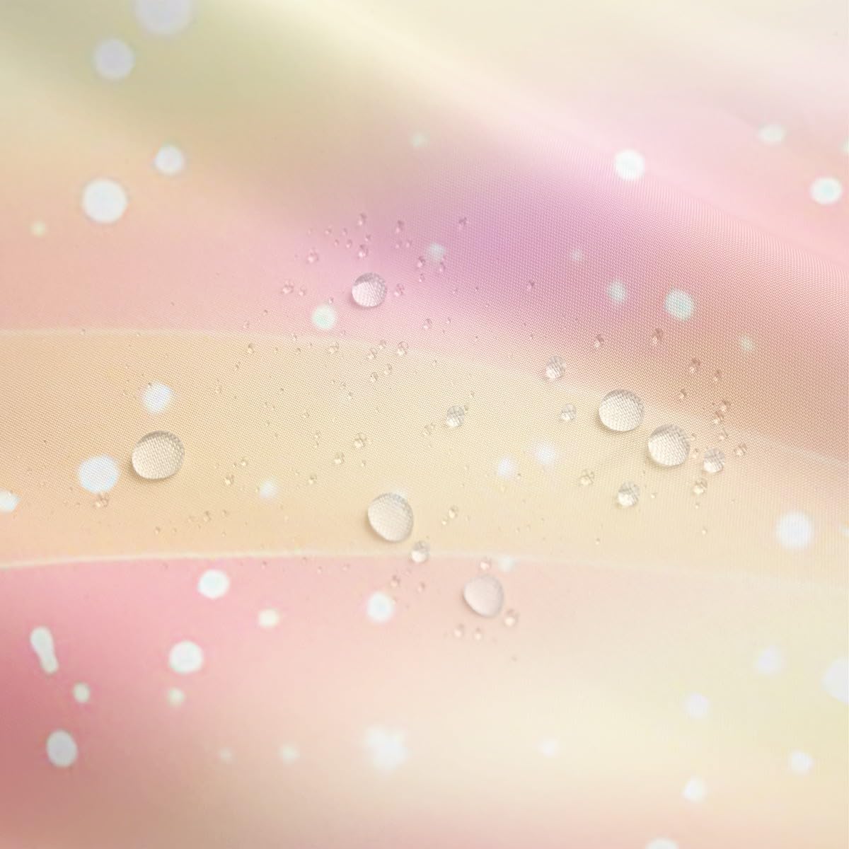 Pastel Girls Bathroom Shower Curtain Set Galaxy Glitter for Kids and Women