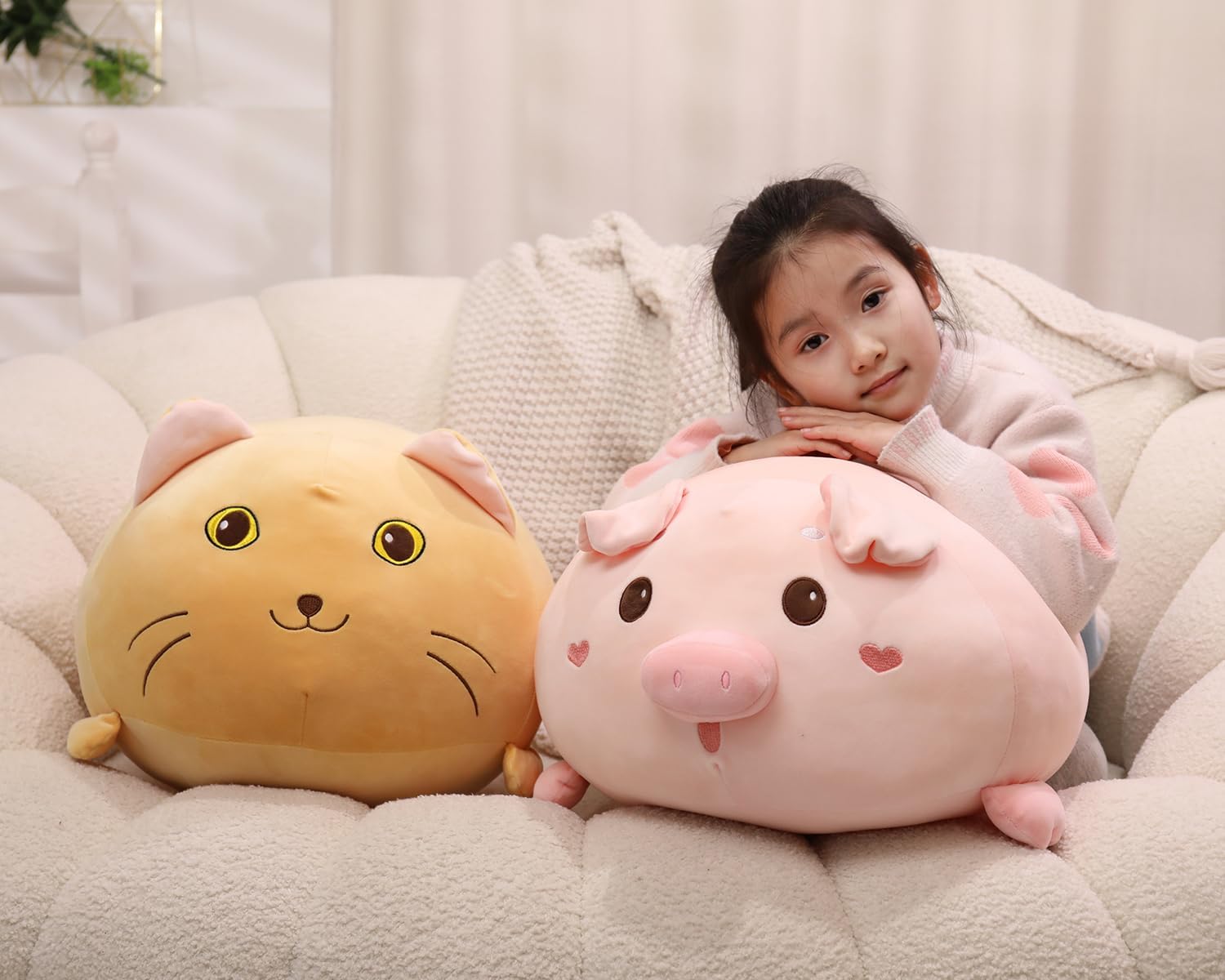 Adorable Super Soft 205 inch Plush Pig Pillow