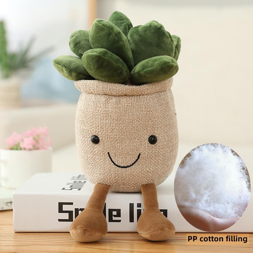 Cute Plush Succulent Pillow for Kids and Adults