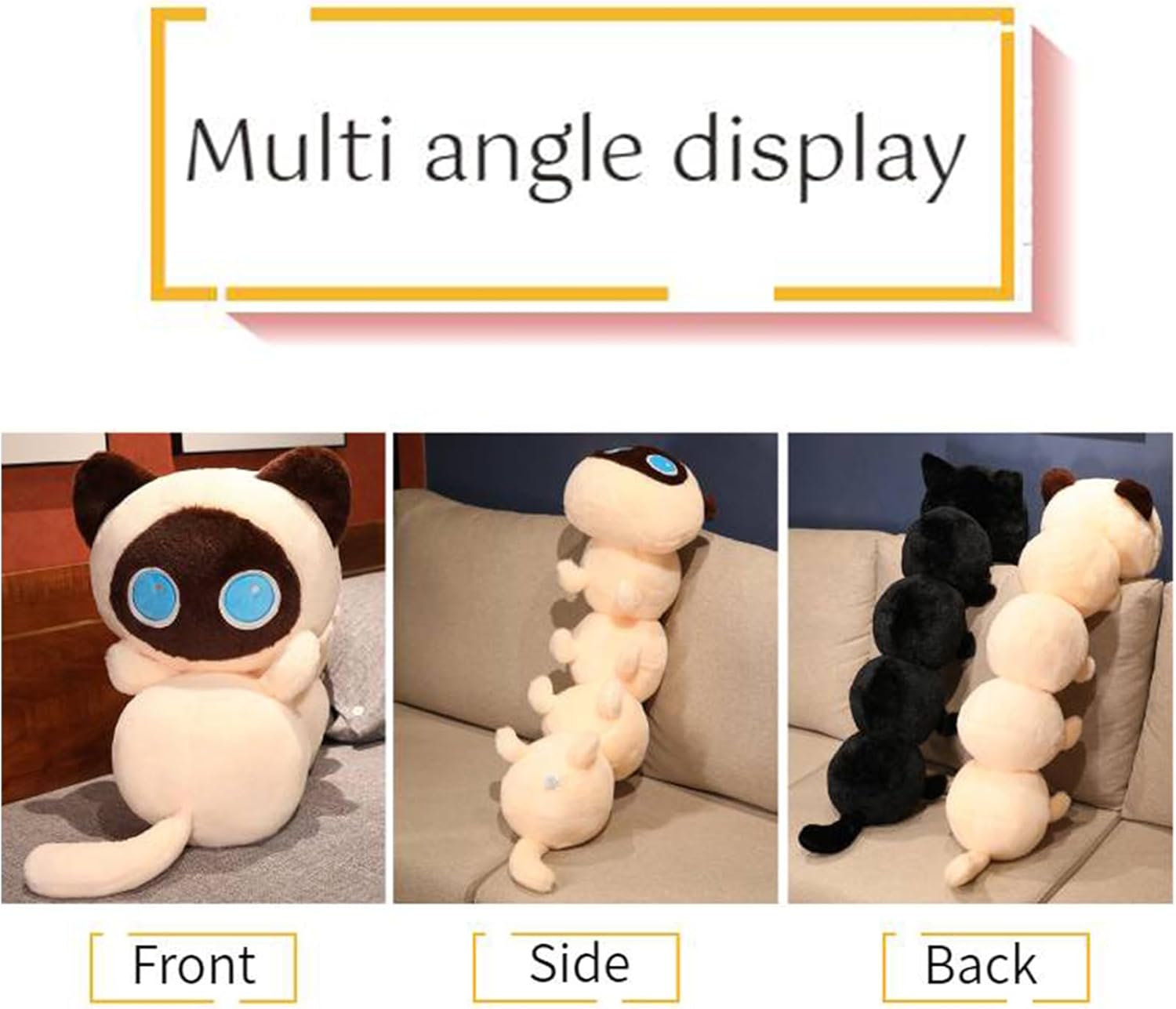 Somao Cat Caterpillar Plush Pillow 50cm 50cm1968inch