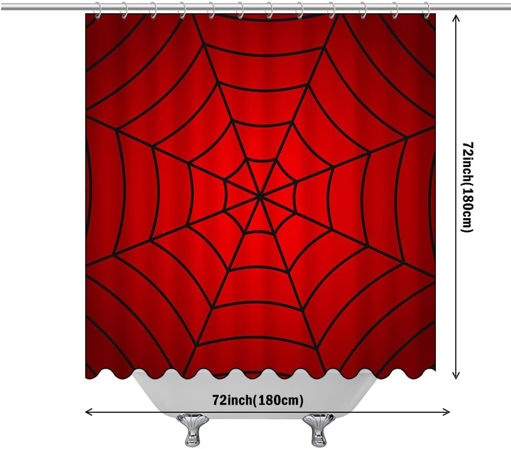 Fancy 72x72 Spider Web Showers
