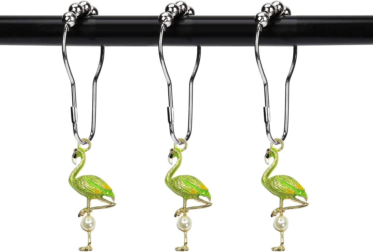12-Piece Flamingo Showers - Rustproof Stylish