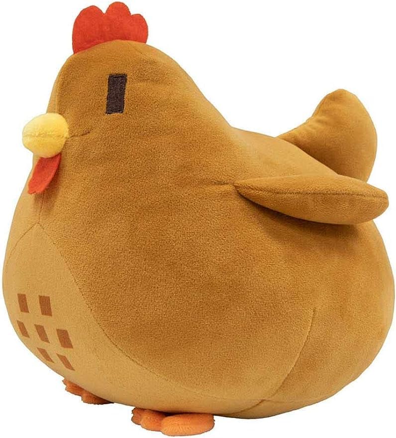 Ozif Junimo Plush Plant 10-Inch Brown Chicken Stuffed Animal