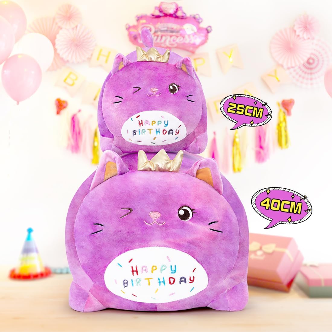 Happiest Birthday Sleepy Pillow