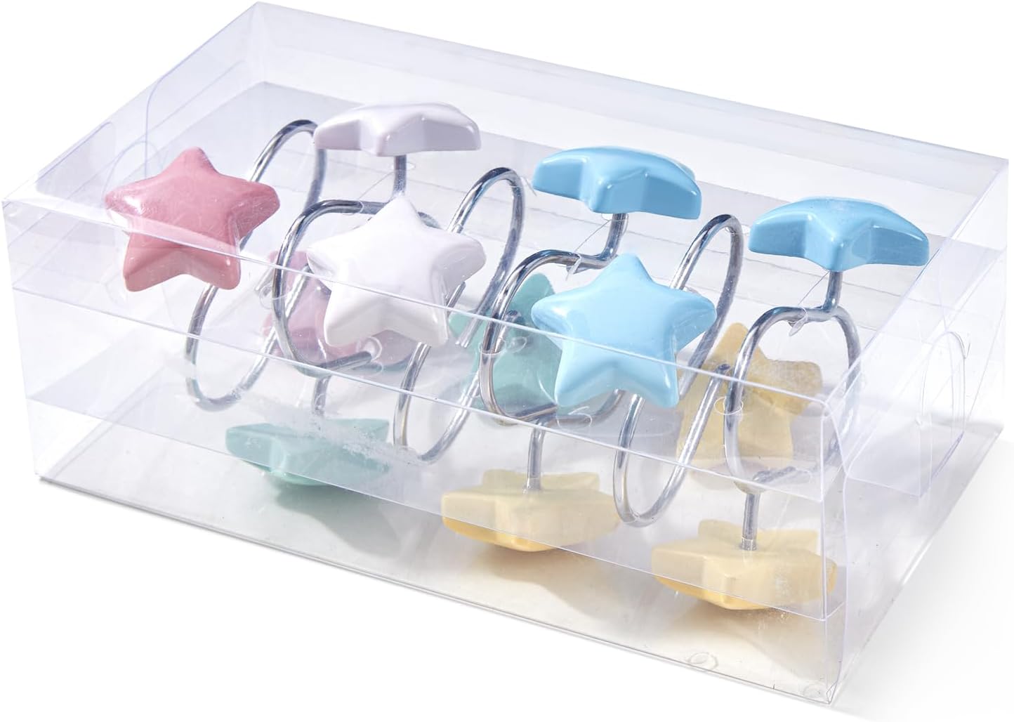 Stylish Star Shower Curtain Hangers