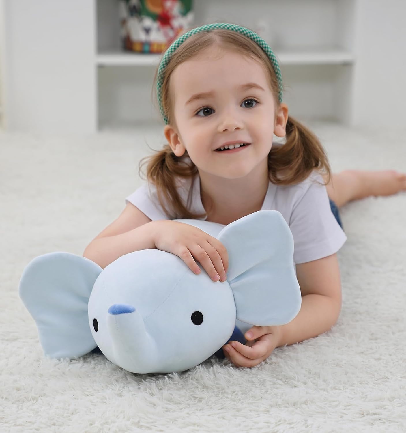 Popest 42lbs Elephant Plush Throw Pillow Toy
