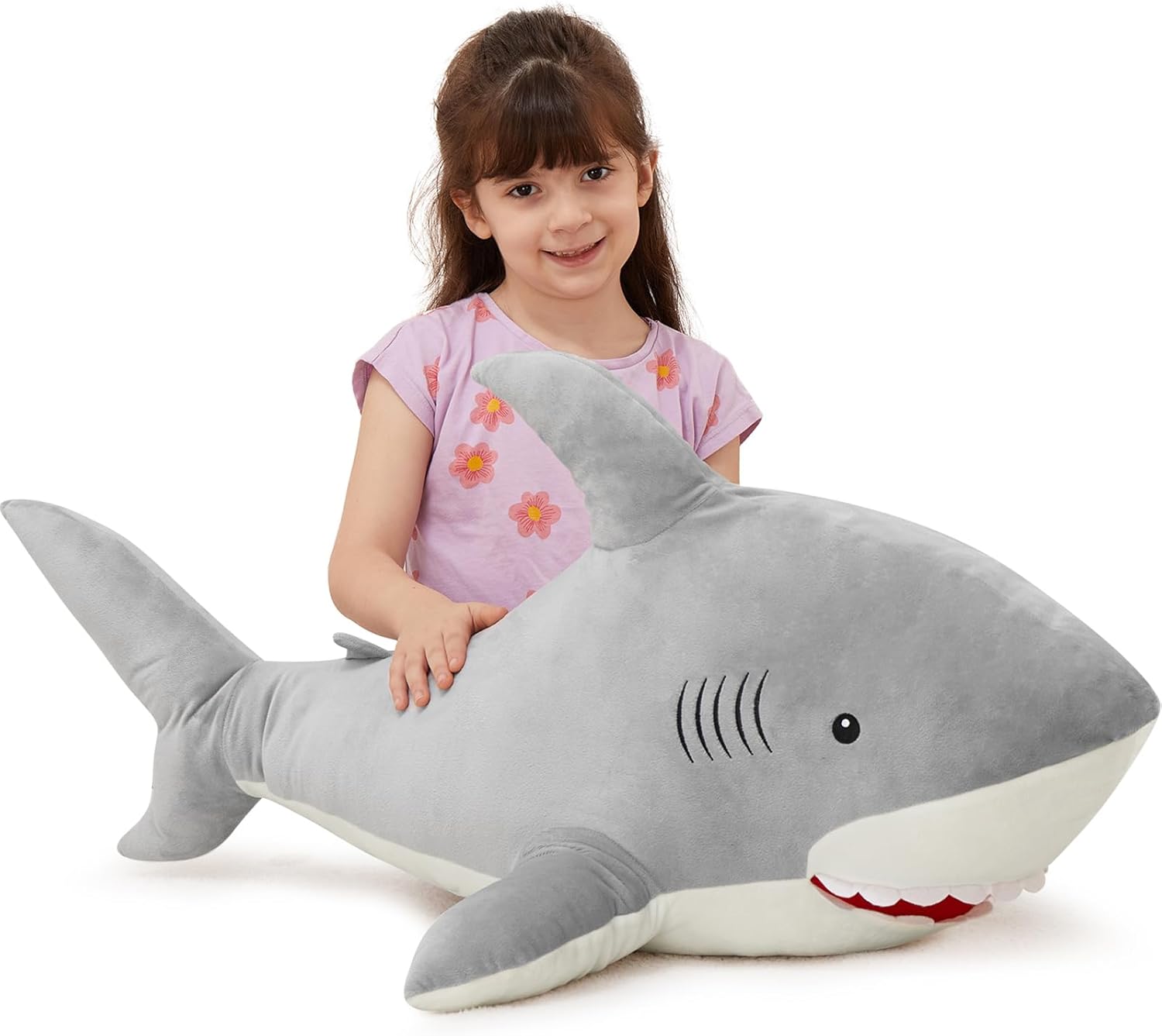 MorisMos 39 Giant Shark Stuffed Animal Adventure Ready