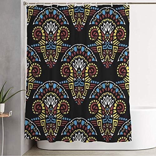 Geometric Hemisphere Shower Curtain Set