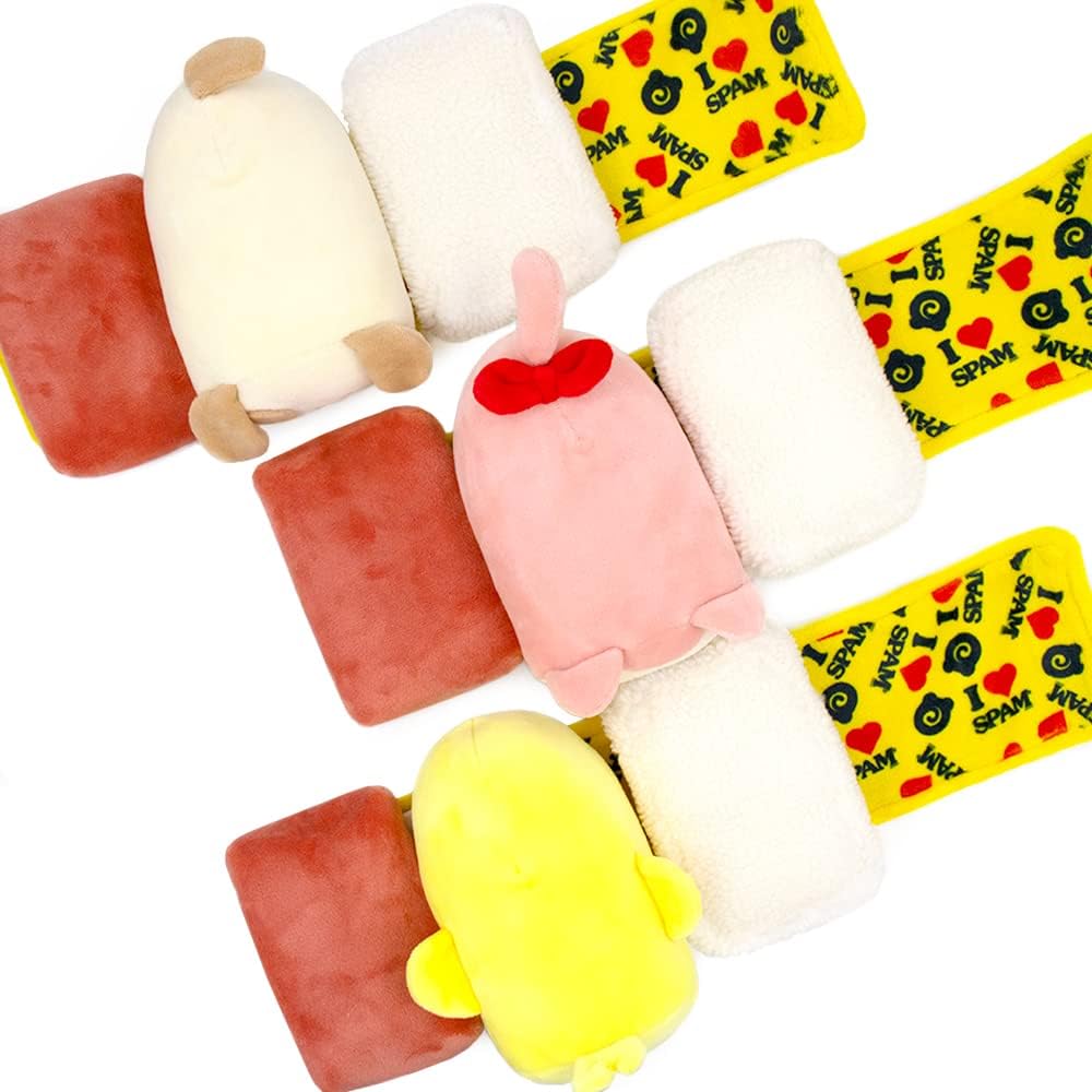 Anirollz Stuffed Animal Plush Toy - 6 Kittyroll with SPAM Musubi Blanket