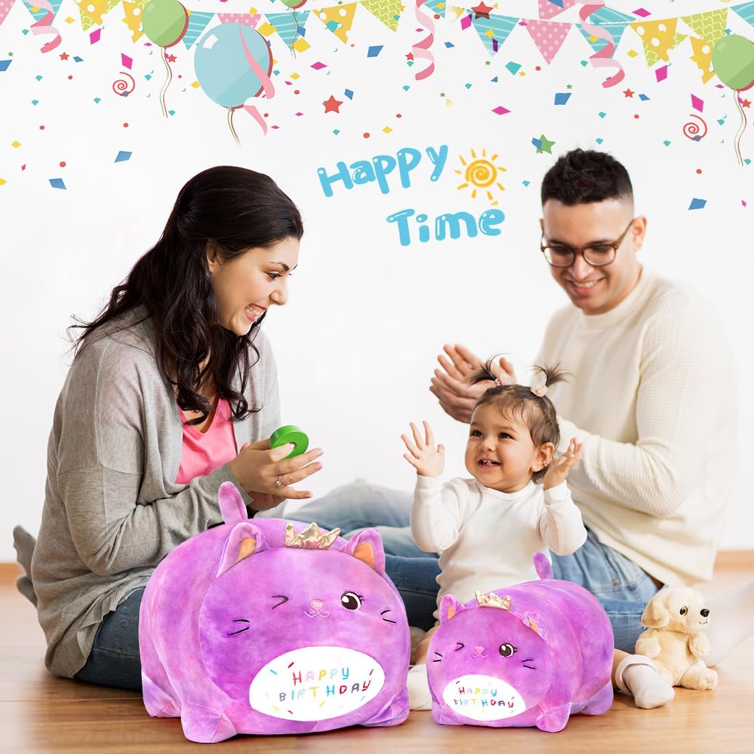 Birthday Cat Plush Pillow for Kids - Unique and Adorable