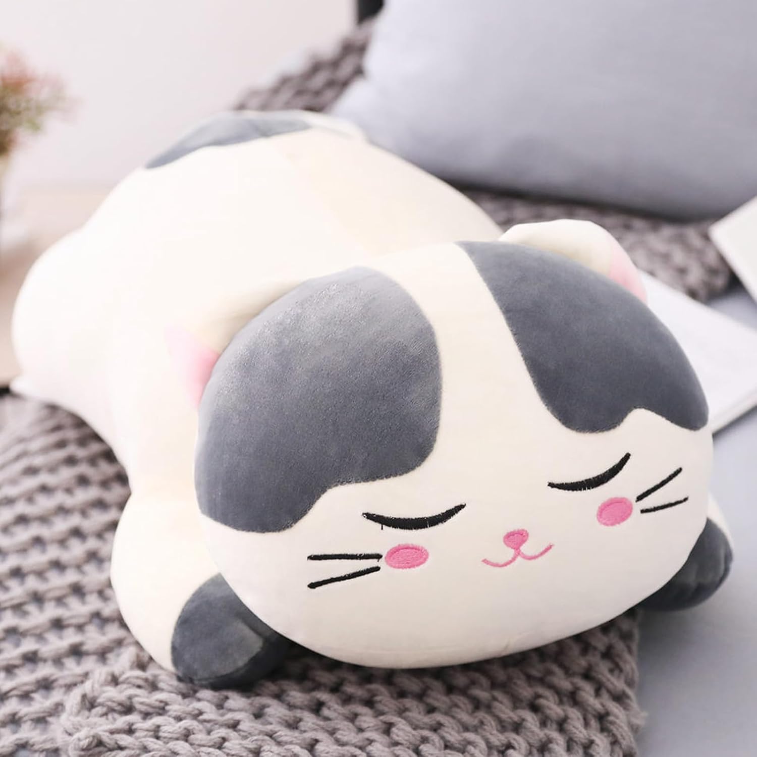 Big Plush Cat Pillow