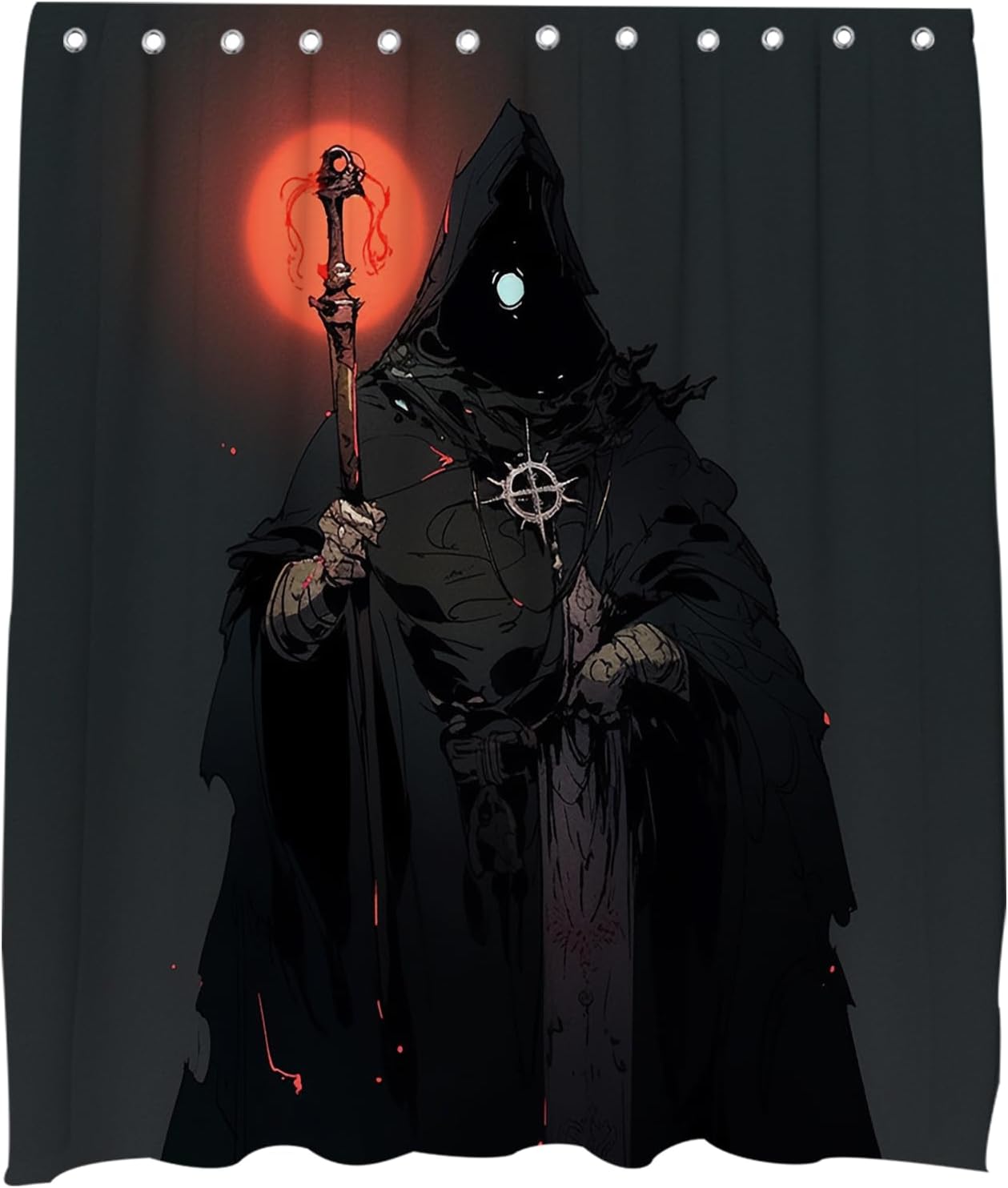 Funny Anime Black Magic Skeleton