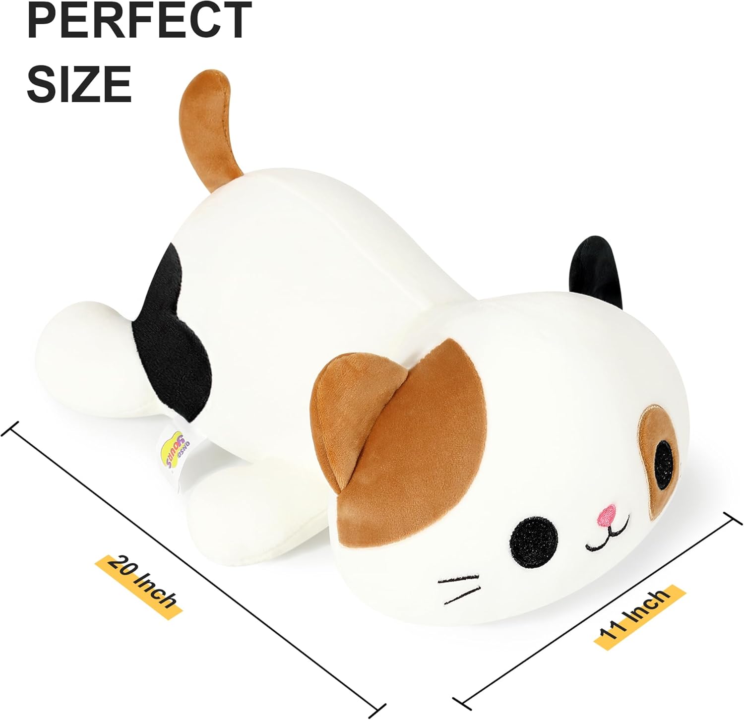 Blink Bask and Cozzy The Onsoyours Calico Cat Plush