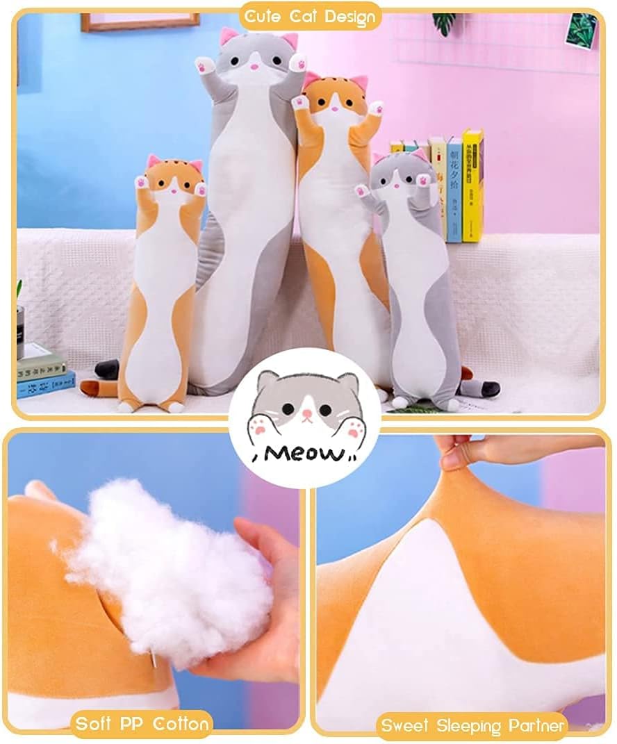 Cute Cat Plush Pillow