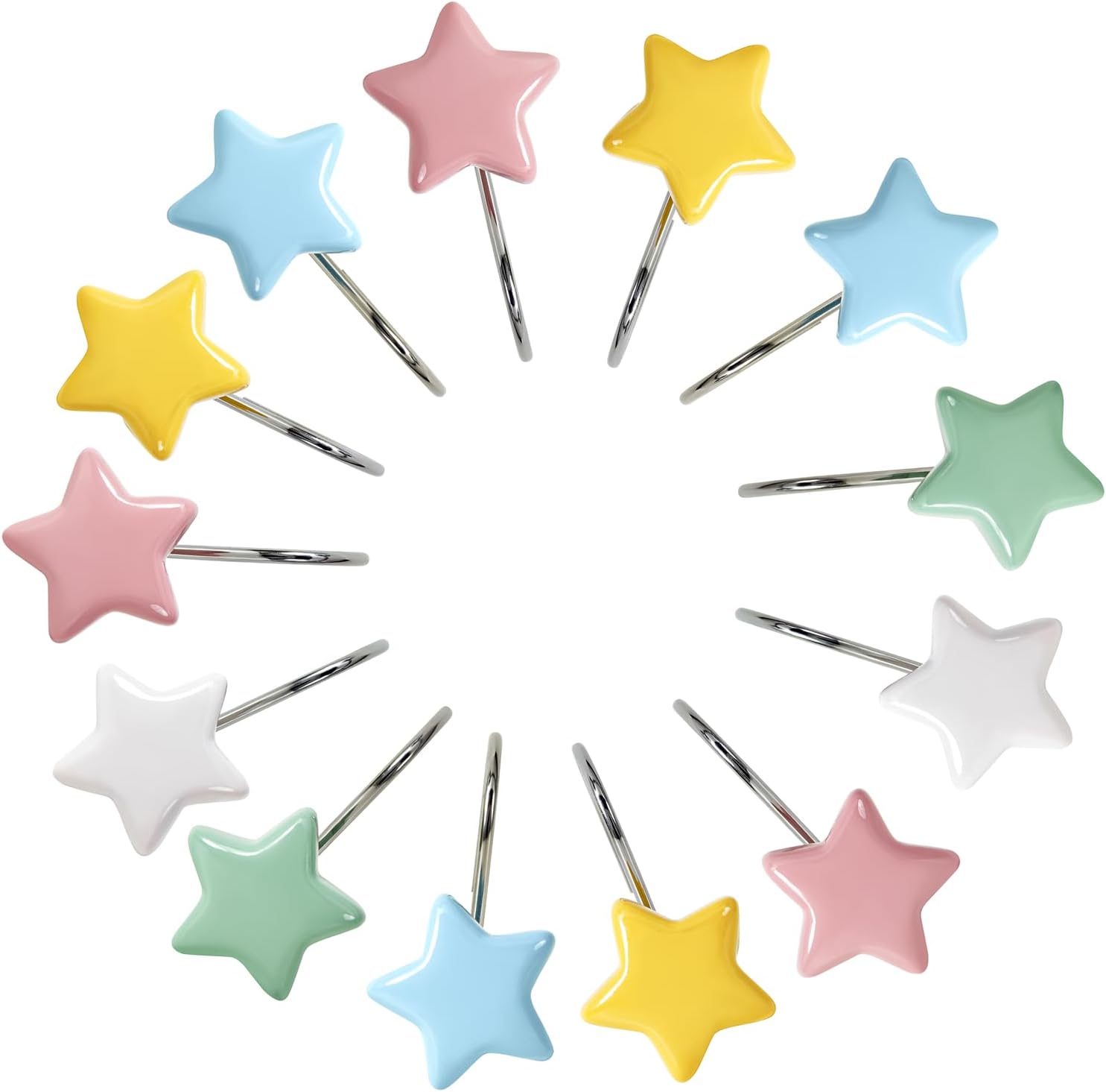 Stylish Star Shower Curtain Hangers