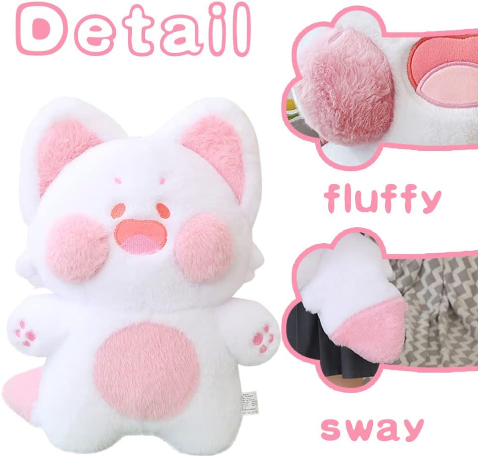 Galatee Cute Cat Plush Pillow Toy for Adults and Kids