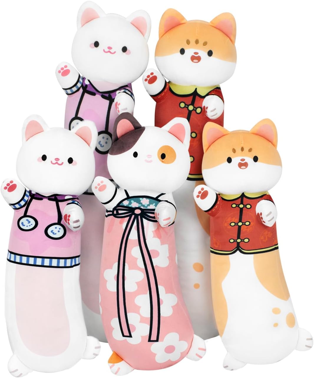 Adorable Pink Cat Plush Pillow for Kids